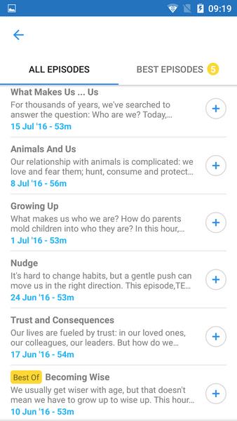 Podcast App -  Podcasts Screenshot 1