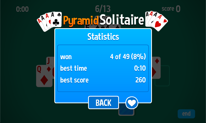 Pyramid Solitaire HD card game应用截图第2张