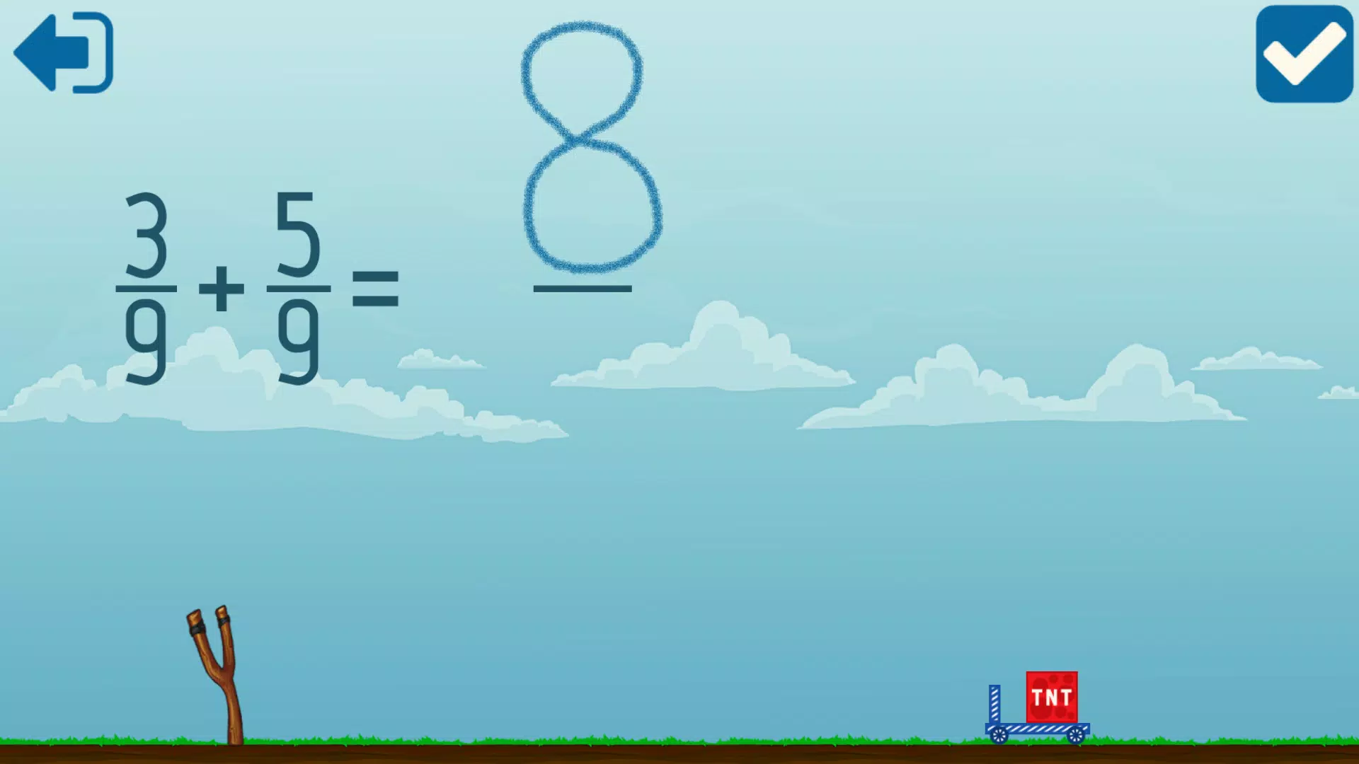 Schermata Adding Fractions Math Game 2