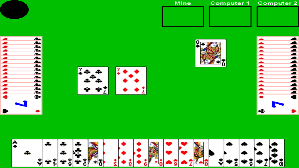 Seven Card Game - Simple and Fun Game ภาพหน้าจอ 1