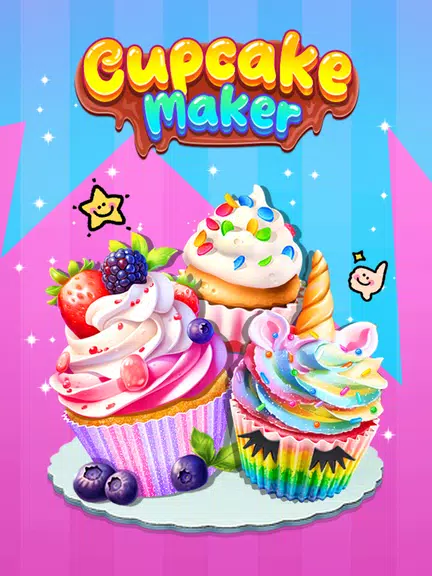 Cupcake Maker: Unicorn Cupcake Tangkapan skrin 0