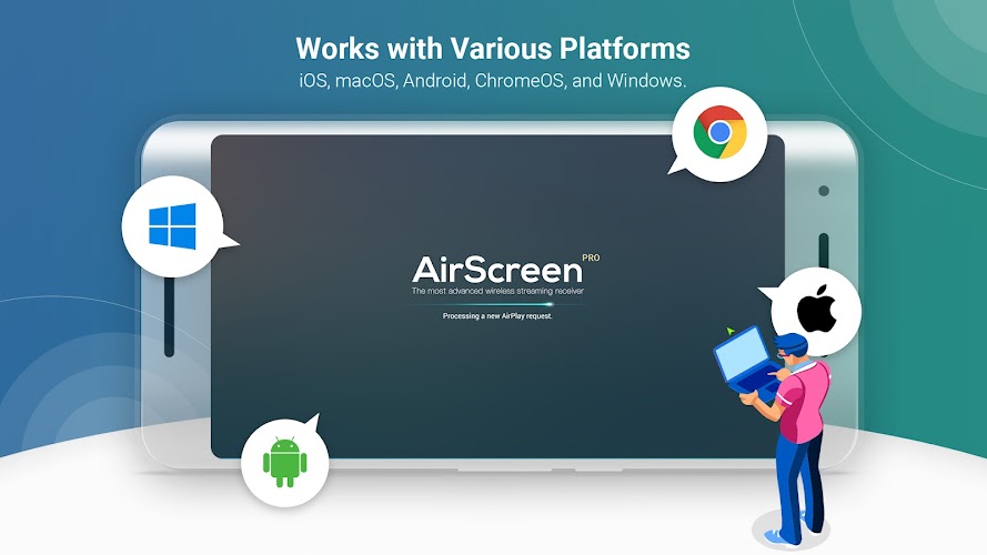 AirScreen - AirPlay & Cast ภาพหน้าจอ 2