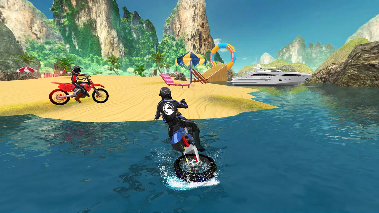 Bike Racing : Water Bike Games Capture d'écran 3