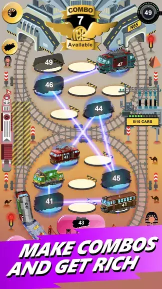 Train Merger Idle Train Tycoon ภาพหน้าจอ 3