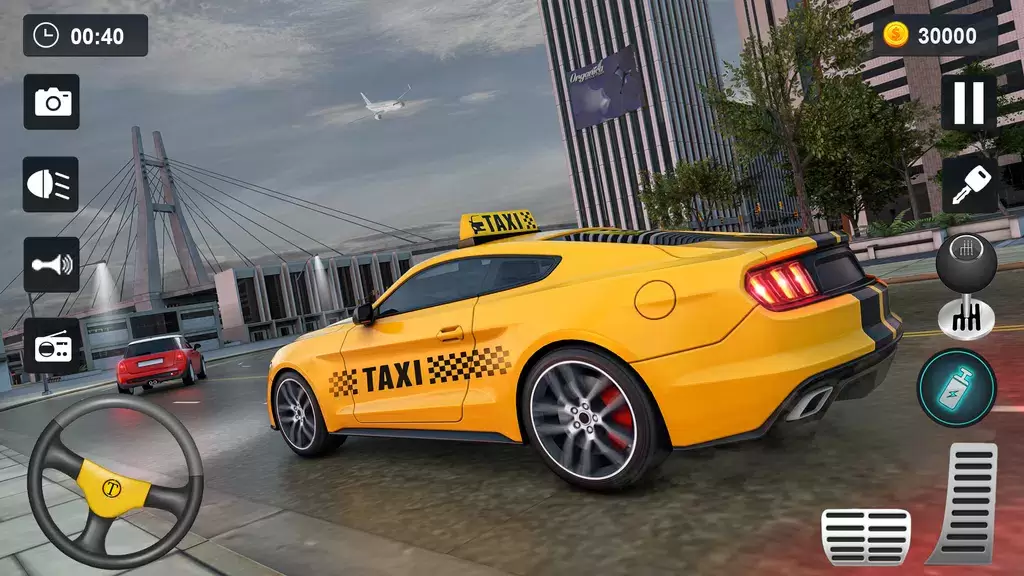 Taxi Simulator 3D - Taxi Games Zrzut ekranu 3