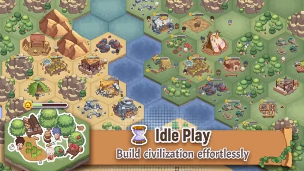 Civilisation Pixel: jeu inactif lancé par Age of Pomodoro Créateurs